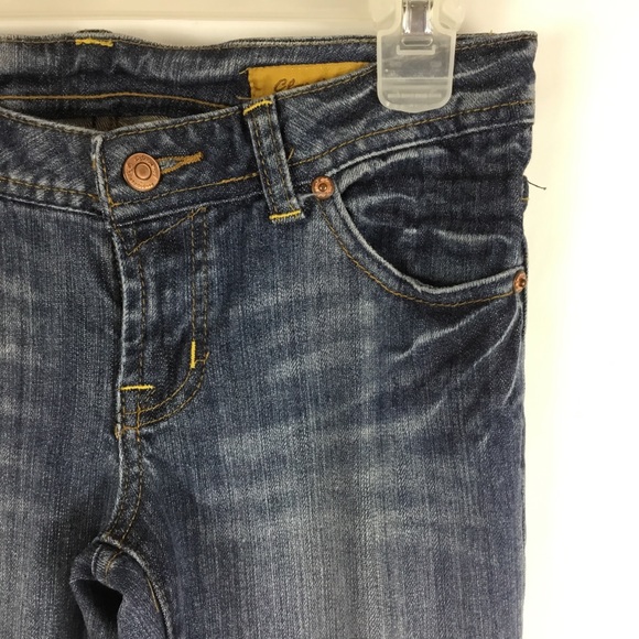 7 For All Mankind Women Jeans Low Rise Flare Sz 26 - Picture 3 of 8